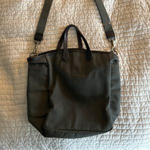 FILSON - Army green messenger bag - EUC